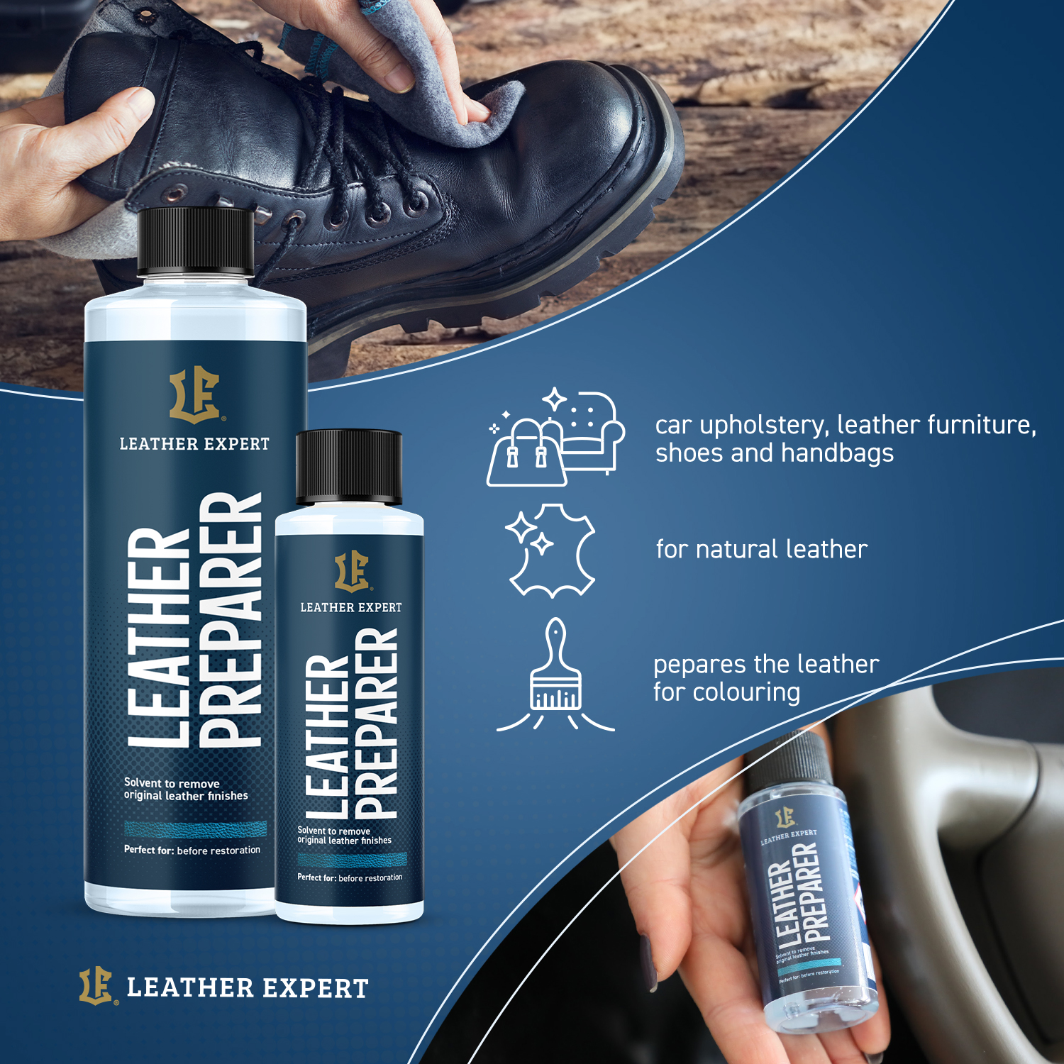 Leather Preparer - zmywacz do skóry naturalnej - obrazek 4