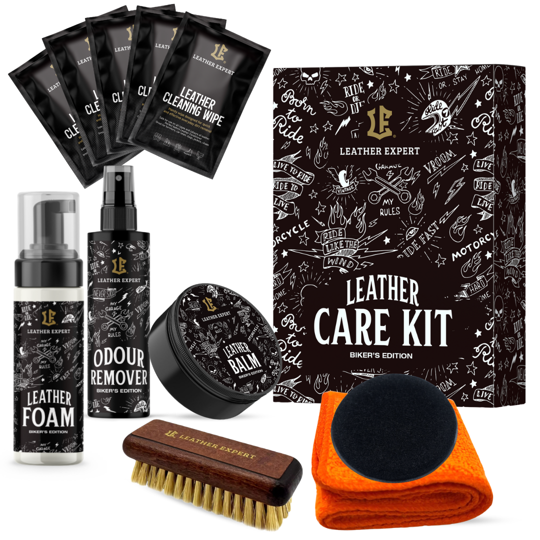 Leather Expert Leather Care Kit Biker's Edition 2x250ml - zestaw do pielęgnacji skórzanej odzieży motocyklowej